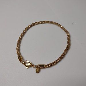 Gold Tone Monet Bracelet